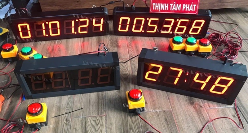 đồng hồ đếm mili giây